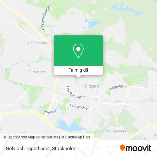 Golv och Tapethuset karta