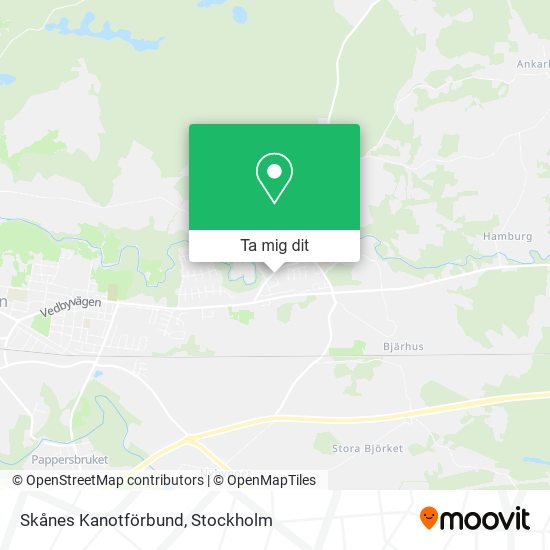 Skånes Kanotförbund karta