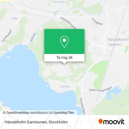 Hässleholm Garnisonen karta