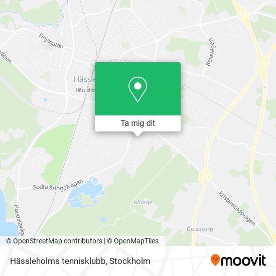 Hässleholms tennisklubb karta