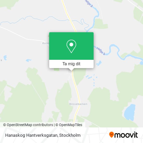 Hanaskog Hantverksgatan karta