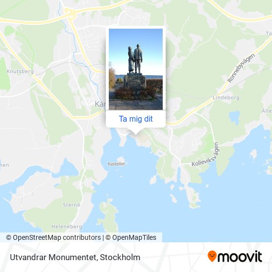 Utvandrar Monumentet karta