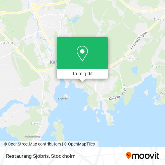 Restaurang Sjöbris karta