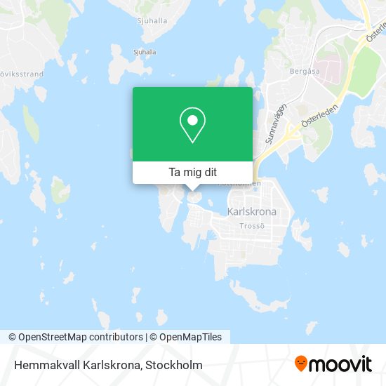 Hemmakvall Karlskrona karta