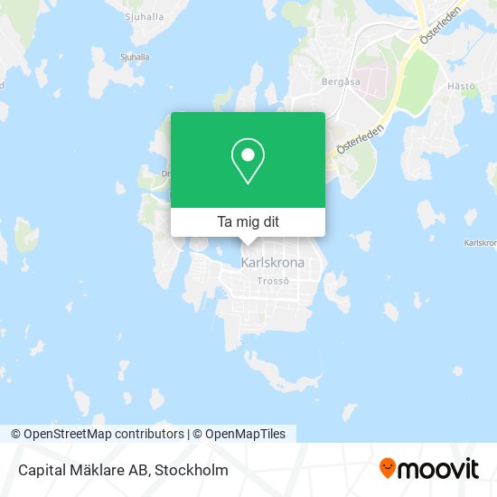 Capital Mäklare AB karta