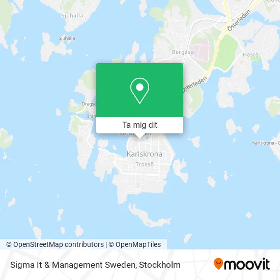 Sigma It & Management Sweden karta