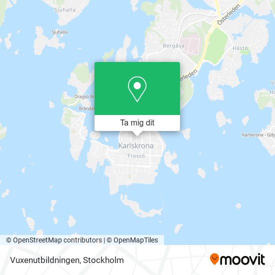 Vuxenutbildningen karta