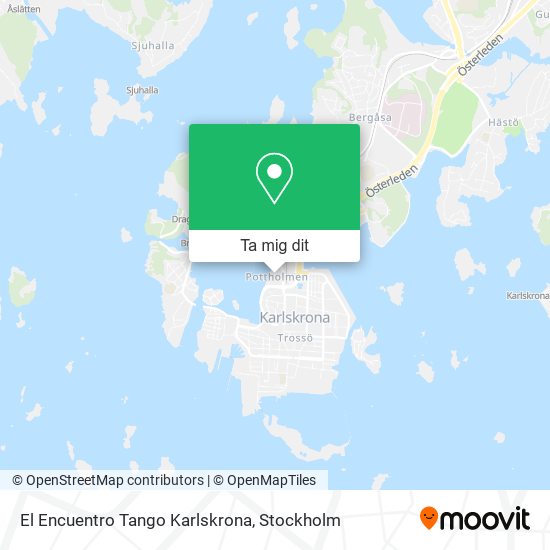 El Encuentro Tango Karlskrona karta