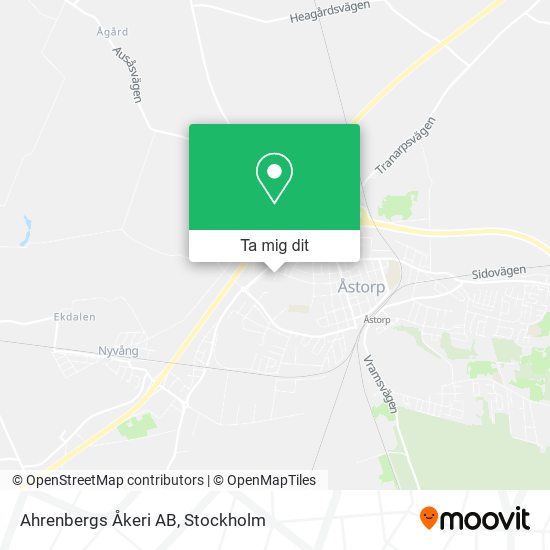 Ahrenbergs Åkeri AB karta