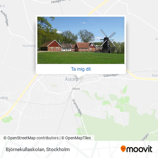 Björnekullaskolan karta