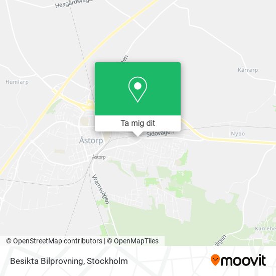 Besikta Bilprovning karta