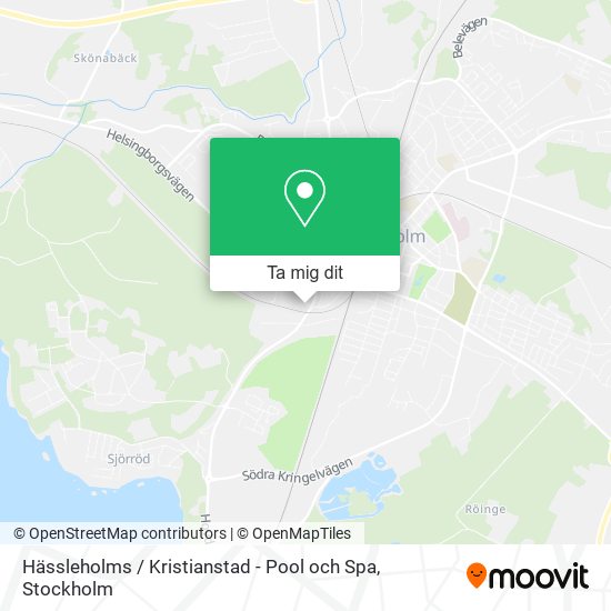 Hässleholms / Kristianstad - Pool och Spa karta