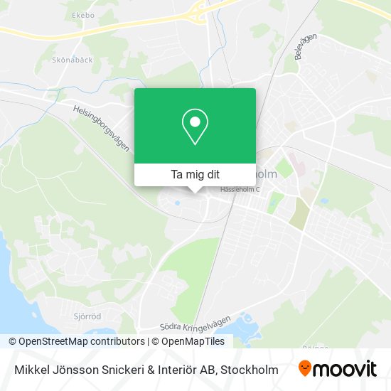 Mikkel Jönsson Snickeri & Interiör AB karta