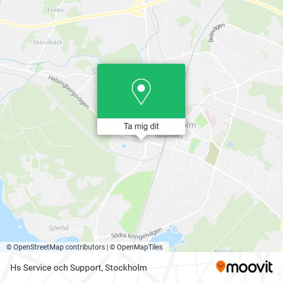 Hs Service och Support karta