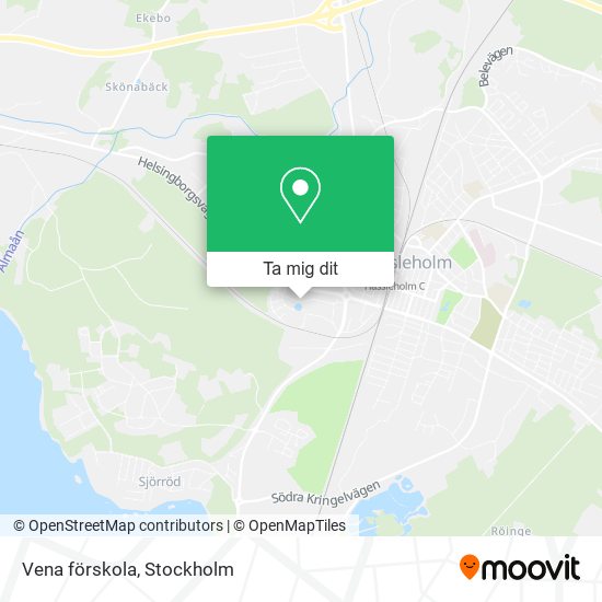 Vena förskola karta