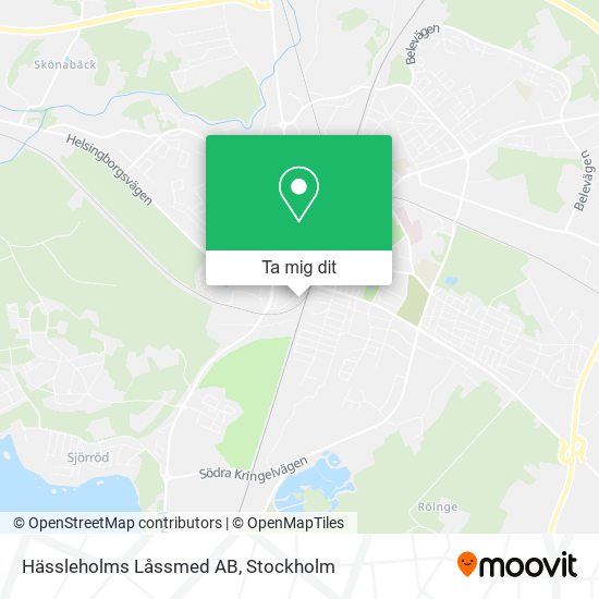 Hässleholms Låssmed AB karta