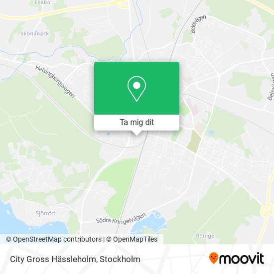 City Gross Hässleholm karta