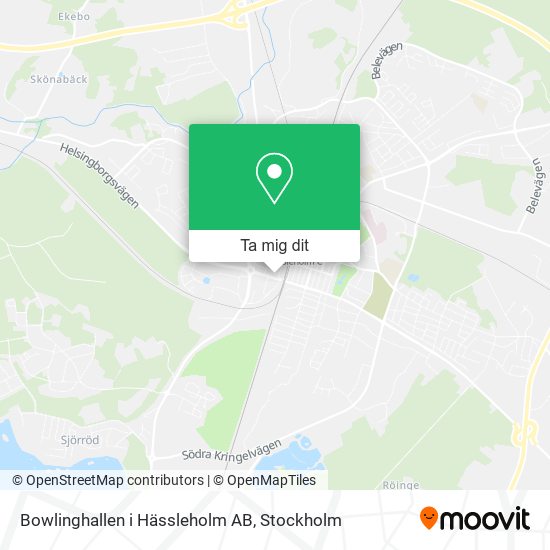 Bowlinghallen i Hässleholm AB karta