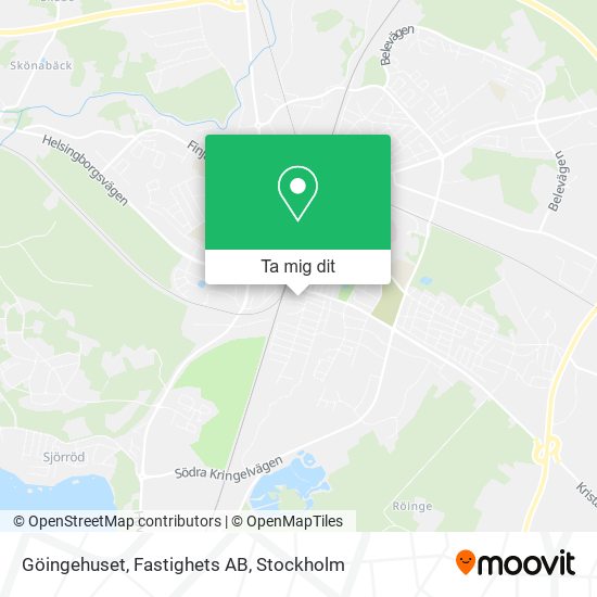 Göingehuset, Fastighets AB karta