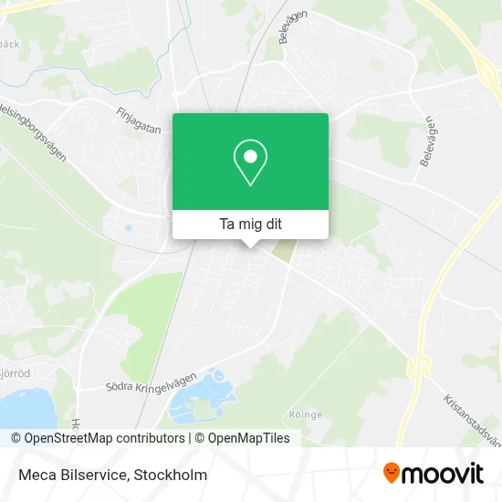 Meca Bilservice karta