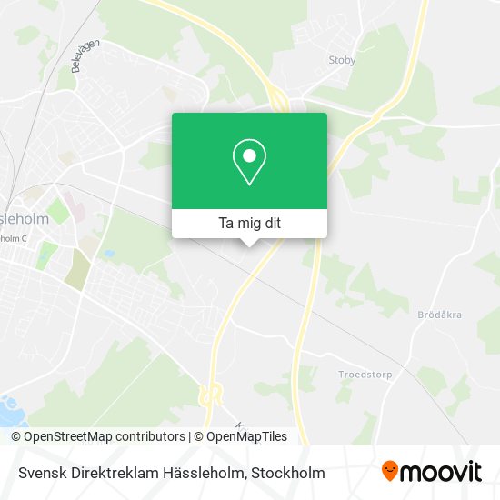 Svensk Direktreklam Hässleholm karta