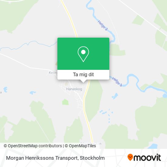 Morgan Henrikssons Transport karta