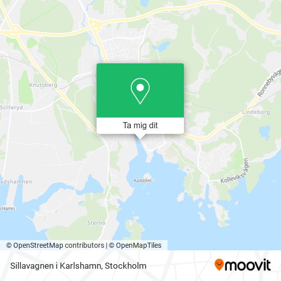 Sillavagnen i Karlshamn karta