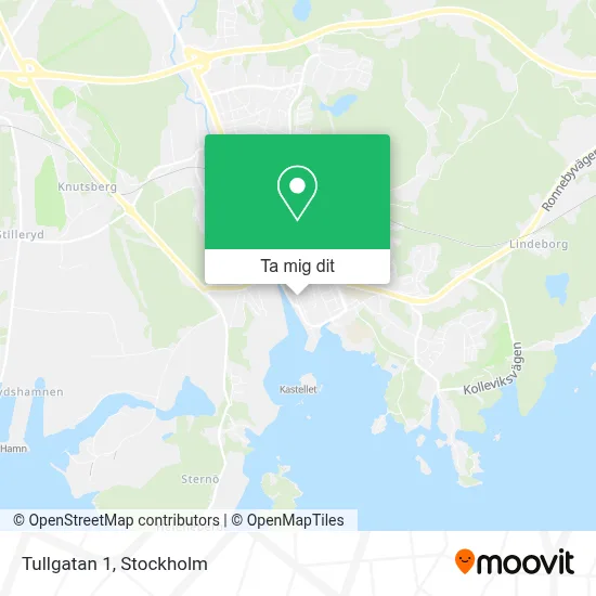 Tullgatan 1 karta