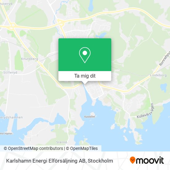 Karlshamn Energi Elförsäljning AB karta