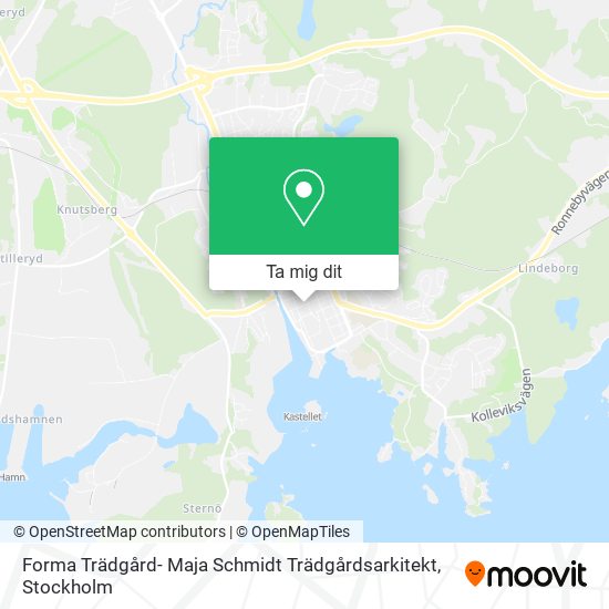 Forma Trädgård- Maja Schmidt Trädgårdsarkitekt karta