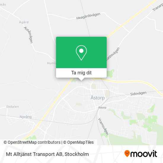 Mt Alltjänst Transport AB karta