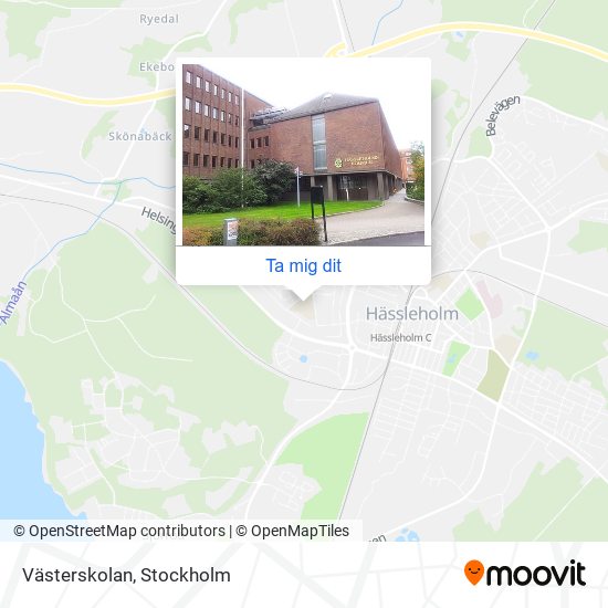 Västerskolan karta