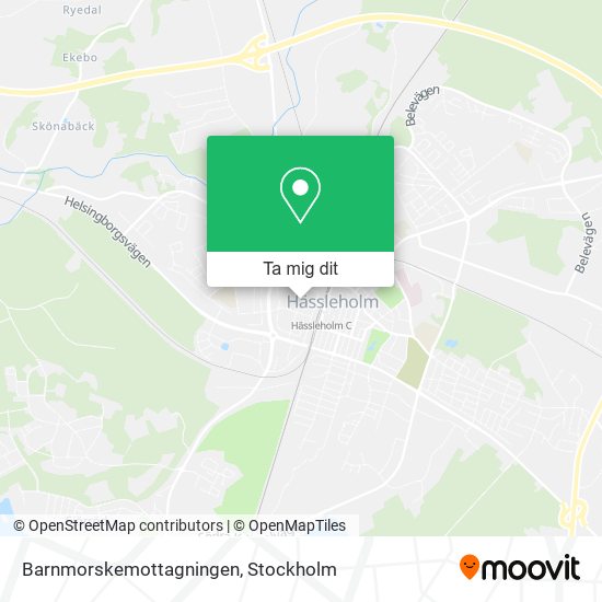 Barnmorskemottagningen karta