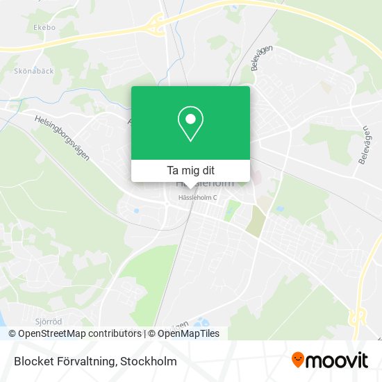 Blocket Förvaltning karta