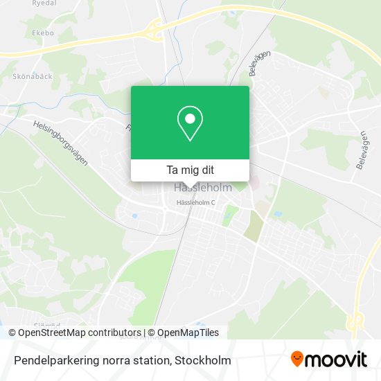Pendelparkering norra station karta