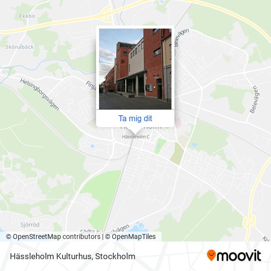 Hässleholm Kulturhus karta