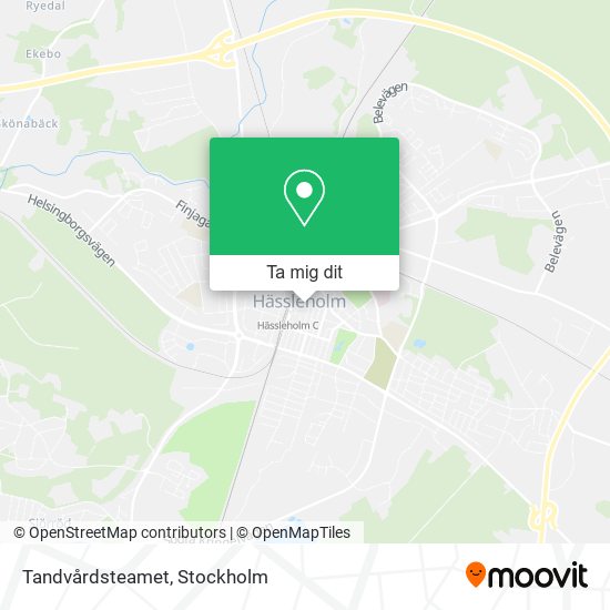 Tandvårdsteamet karta