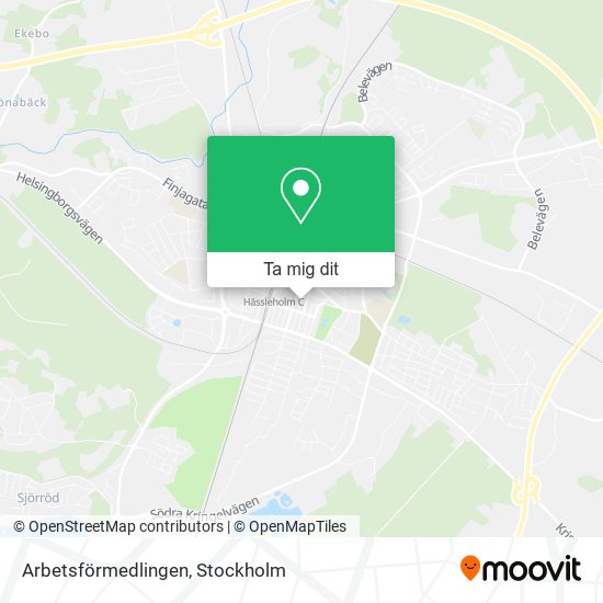 Arbetsförmedlingen karta