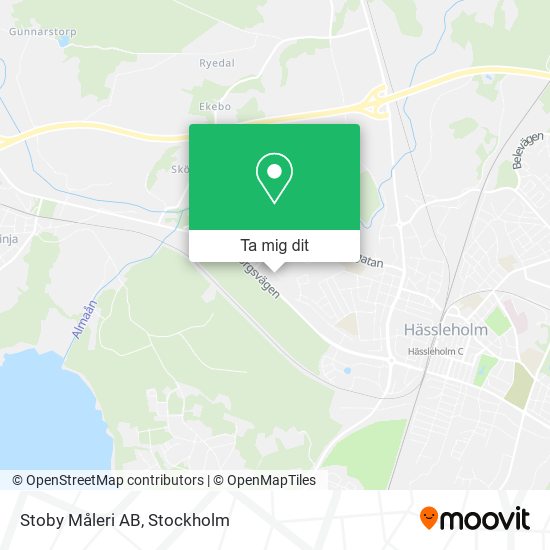 Stoby Måleri AB karta