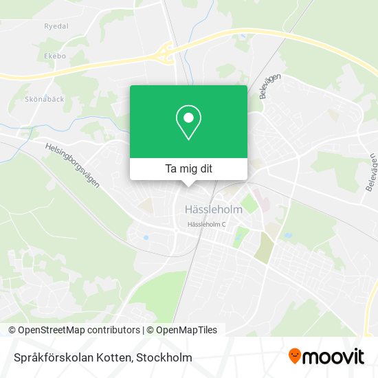 Språkförskolan Kotten karta