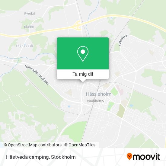 Hästveda camping karta