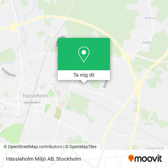 Hässleholm Miljö AB karta