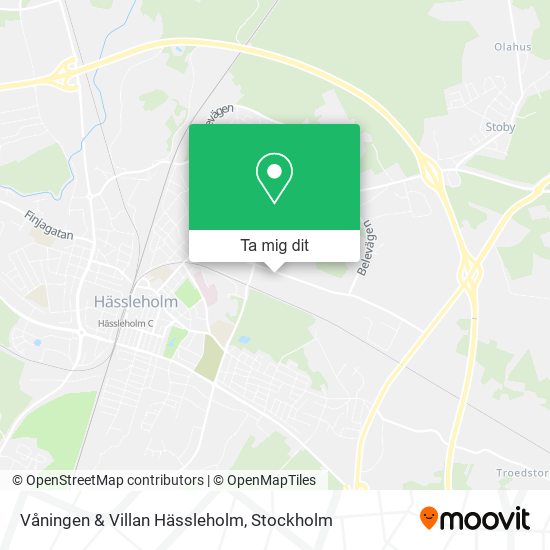 Våningen & Villan Hässleholm karta