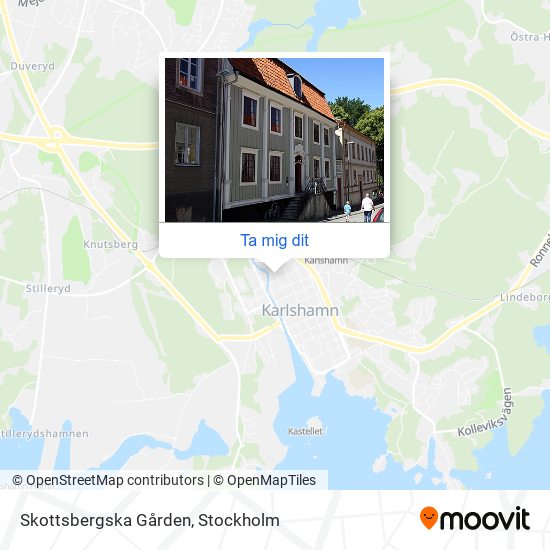 Skottsbergska Gården karta