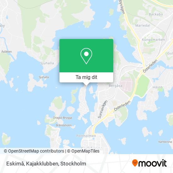 Eskimå, Kajakklubben karta