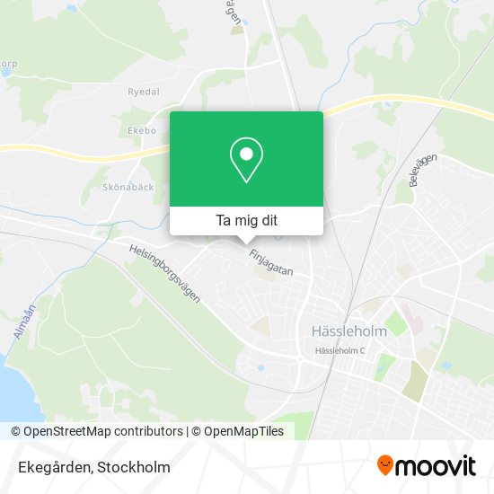 Ekegården karta