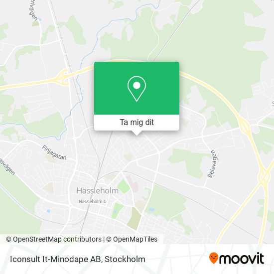 Iconsult It-Minodape AB karta
