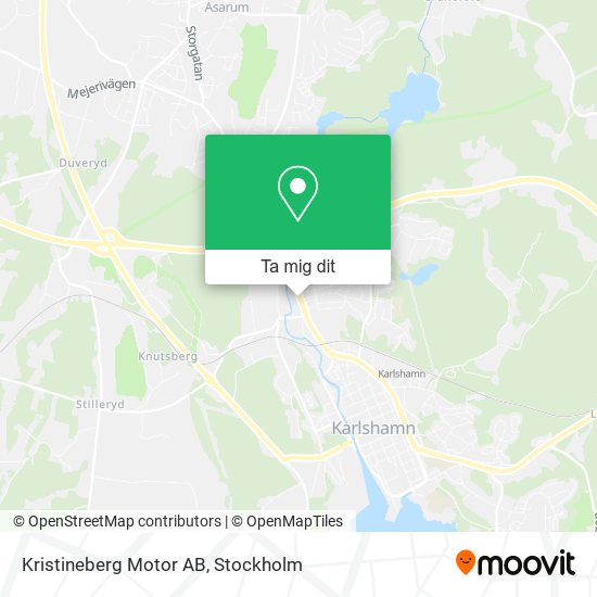 Kristineberg Motor AB karta