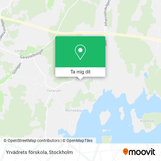 Yrvädrets förskola karta