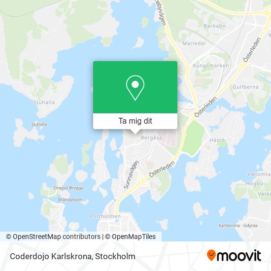 Coderdojo Karlskrona karta